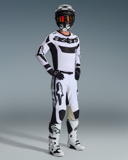 Pantalon Alpinestars Racer Riway - Blanc/Noir