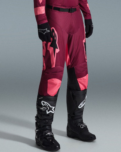 Pantalon Alpinestars Racer Riway - Rouge foncé/Corail