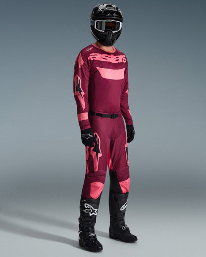 Pantalon Alpinestars Racer Riway - Rouge foncé/Corail