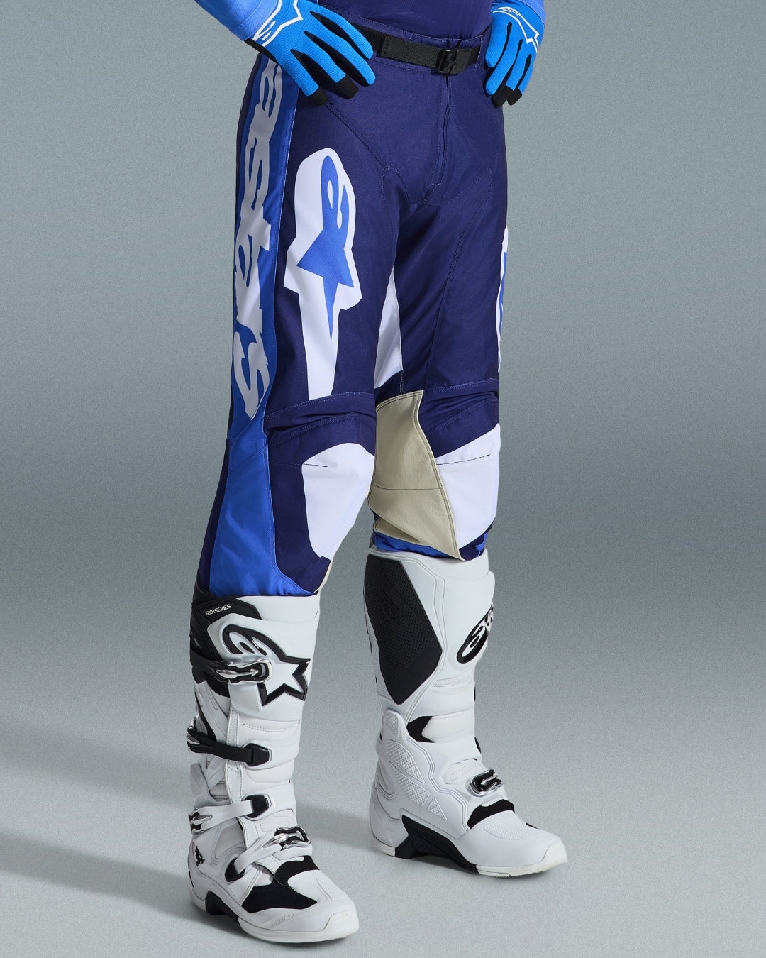 Pantalon Alpinestars Racer Riway - Bleu UCLA/Blanc