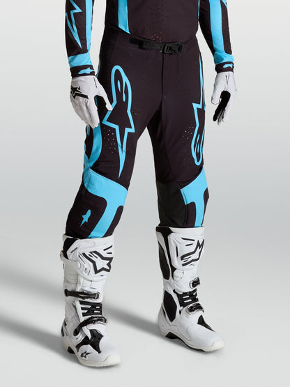 Pantaloni Alpinestars Supertech Vesta - Nero/Turchese