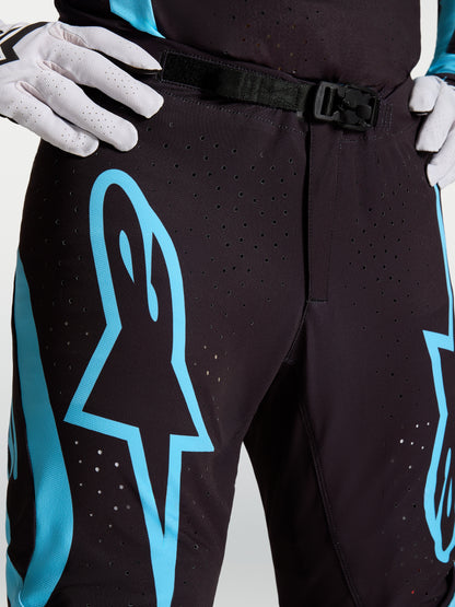Pantaloni Alpinestars Supertech Vesta - Nero/Turchese
