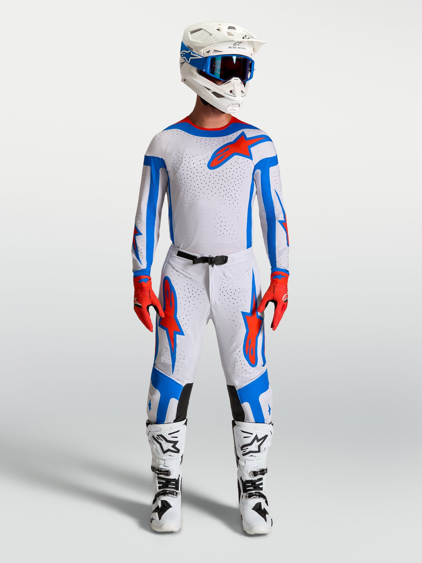 Alpinestars Supertech Vesta Pants - Light Lilac/Cardinal Red