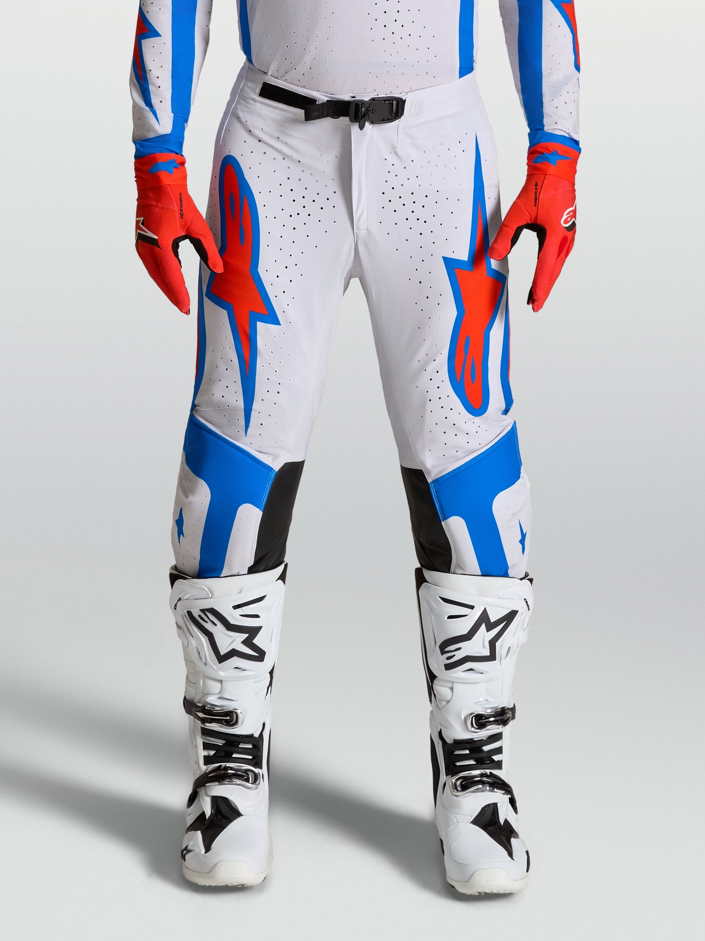 Alpinestars Supertech Vesta Pants - Light Lilac/Cardinal Red