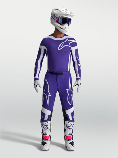 Pantalon Alpinestars Supertech Vesta - Bleu foncé/Blanc