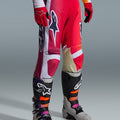 Pantalon Alpinestars Racer Portl - Rouge/Gris clair/Gris foncé