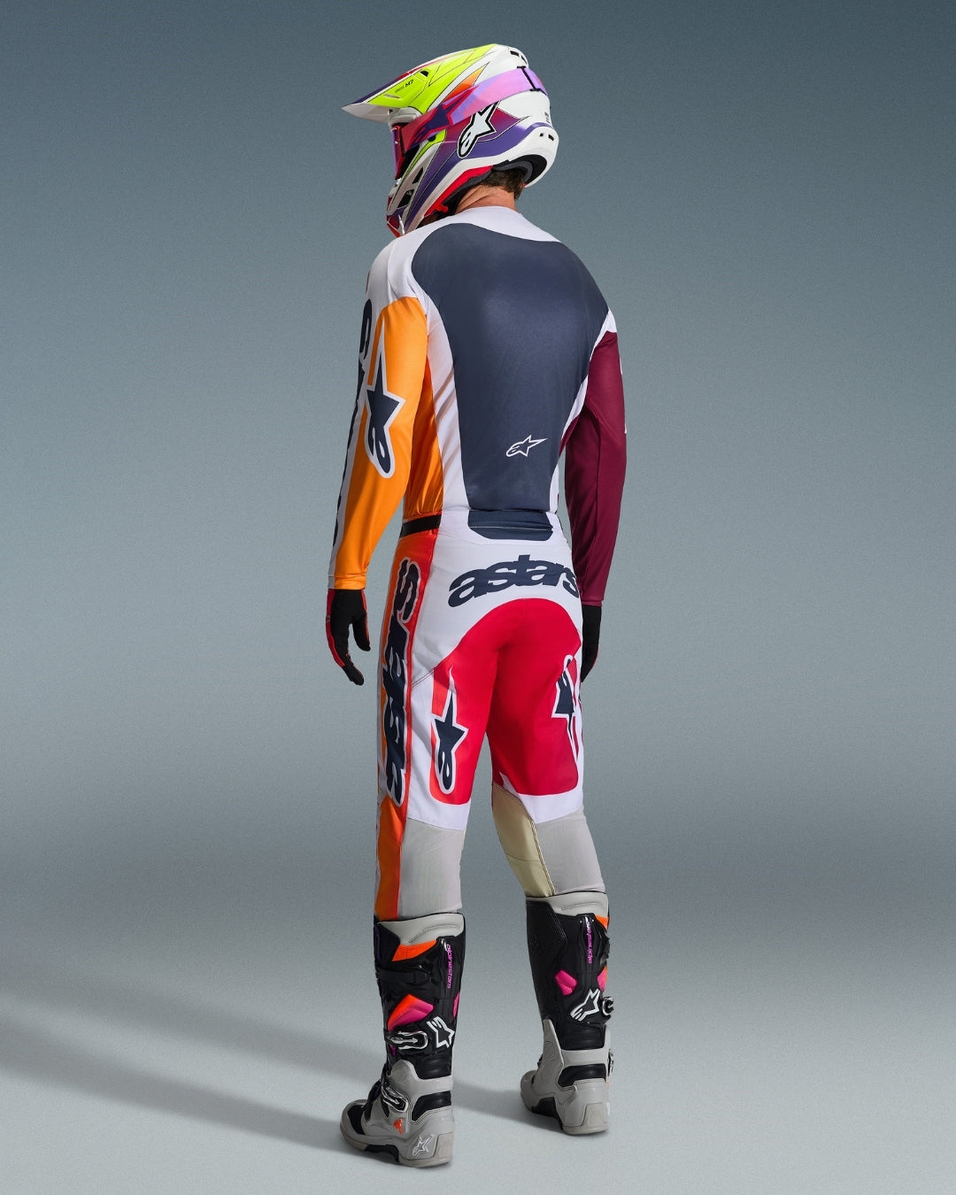 Pantalon Alpinestars Racer Portl - Rouge/Gris clair/Gris foncé