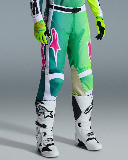 Pantalon Alpinestars Racer Portl - Vert/Blanc/Noir