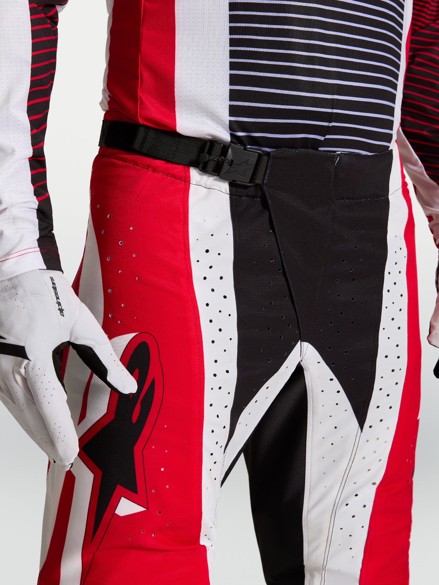 Alpinestars Techstar Maven Pants - Fire Red/White/Lavender/Black