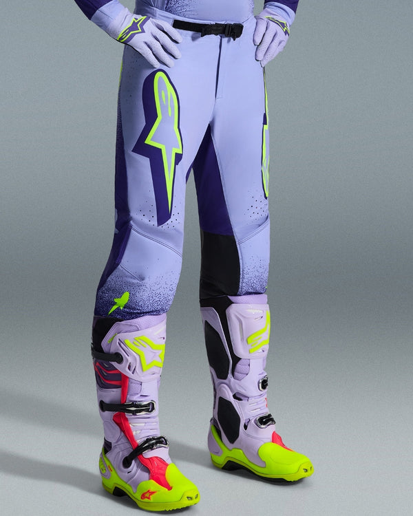 Pantalon Alpinestars Supertech Scenz - Violet/Marine foncé