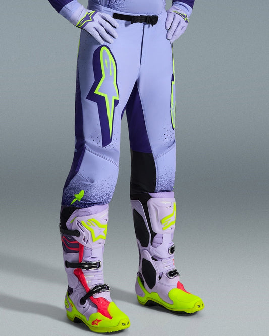 Pantalon Alpinestars Supertech Scenz - Violet/Marine foncé