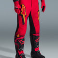 Pantalon Alpinestars Supertech Scenz - Rouge/Noir/Jaune