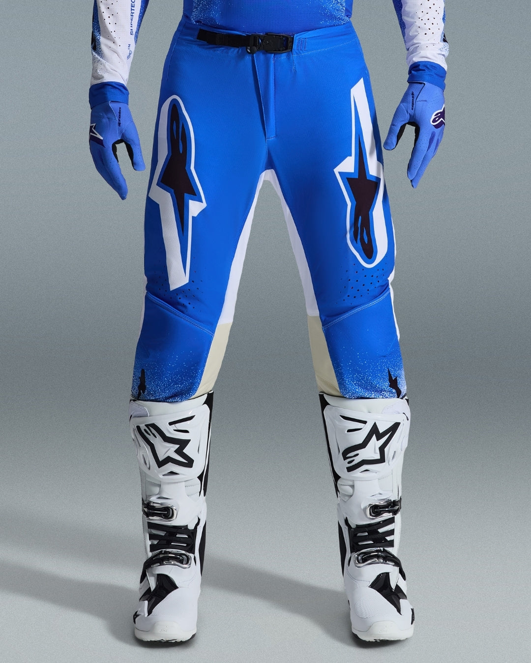 Pantalon Alpinestars Supertech Scenz - Bleu UCLA/Blanc