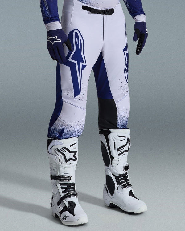 Pantalon Alpinestars Supertech Scenz - Gris clair/Bleu foncé