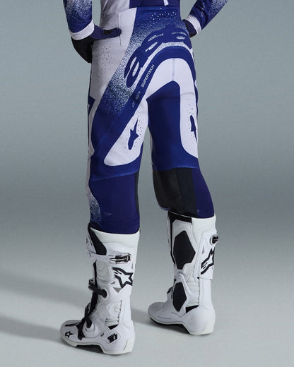 Pantalon Alpinestars Supertech Scenz - Gris clair/Bleu foncé