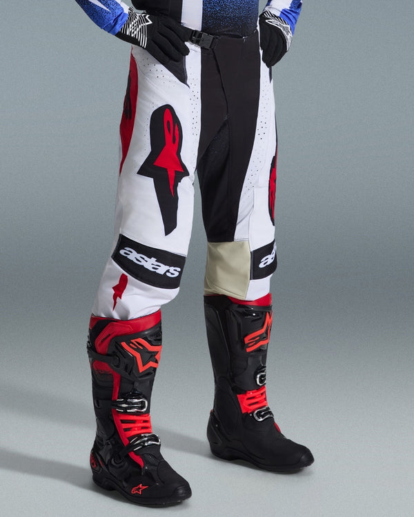 Pantalon Alpinestars Techstar Knif - Noir/Blanc/Rouge