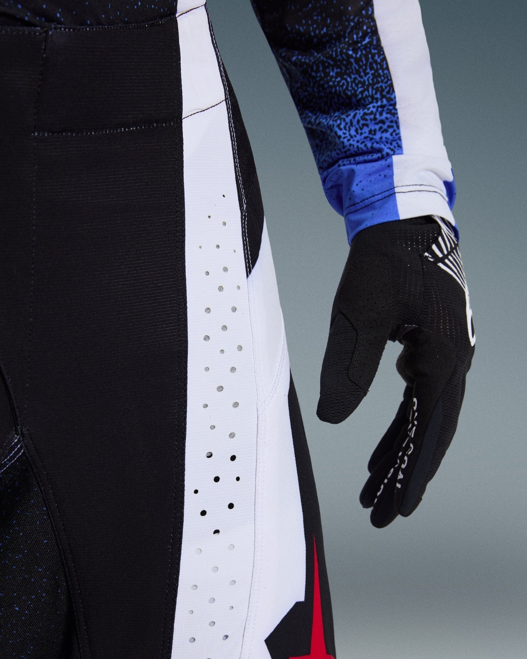 Pantalon Alpinestars Techstar Knif - Noir/Blanc/Rouge