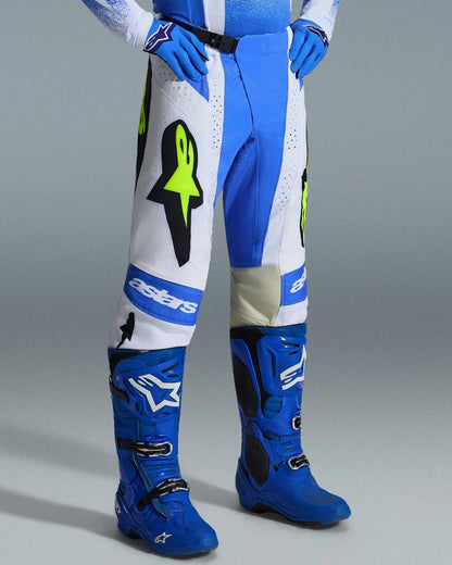 Pantalon Alpinestars Techstar Knif - Bleu UCLA/Noir/Jaune Fluo