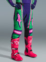 Pantalon Alpinestars Techstar Nomur - Violet foncé/Vert/Rose Fluo