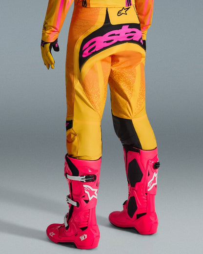 Pantalon Alpinestars Techstar Nomur - Orange/Jaune/Rose