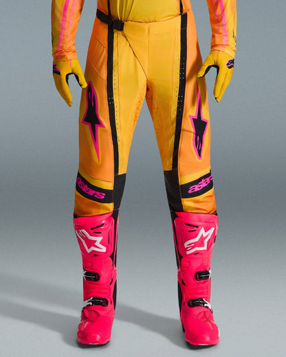 Pantalon Alpinestars Techstar Nomur - Orange/Jaune/Rose