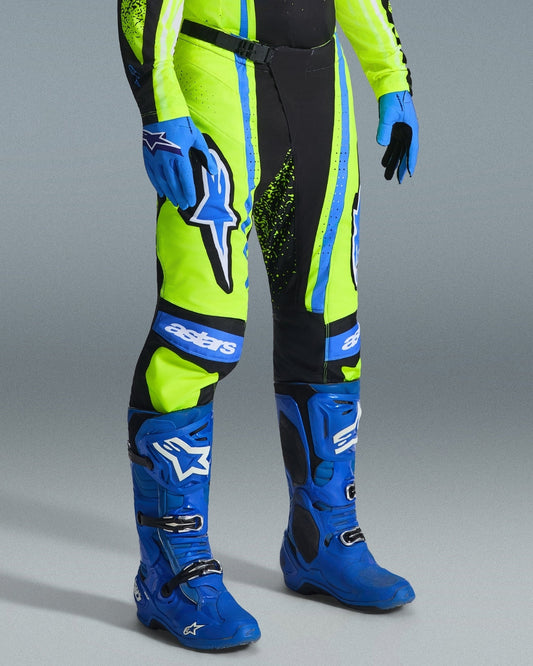 Pantalon Alpinestars Techstar Nomur - Marine foncé/Jaune Fluo/Bleu UCLA