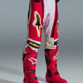 Pantalon Alpinestars Techstar Nomur - Gris clair/Rouge/Noir