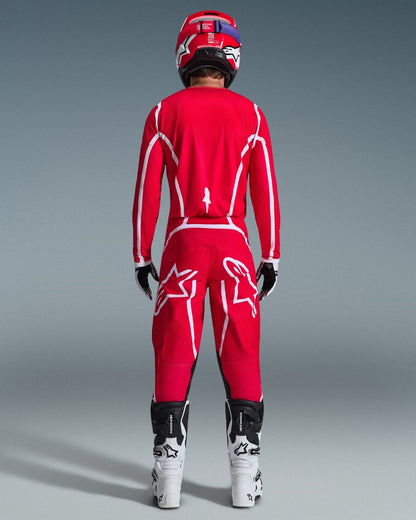 Pantalon Alpinestars Fluid Apex - Rouge/Blanc
