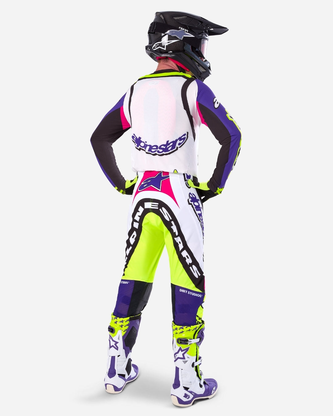 Pantalon Alpinestars Supertech Dirt Studios - Violet