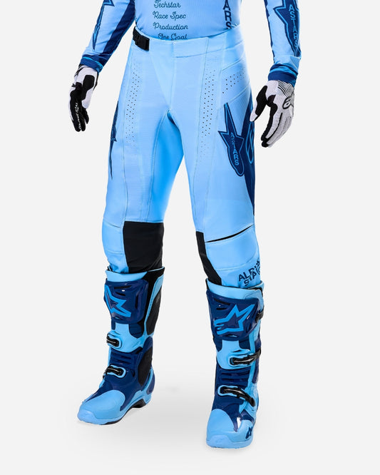 Pantalon Alpinestars Techstar Limited Edition Steeler - Bleu Clair/Saphir