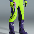 Alpinestars Supertech Vista Hose – Schwefelgelb/Magenta/Dunkelgrün