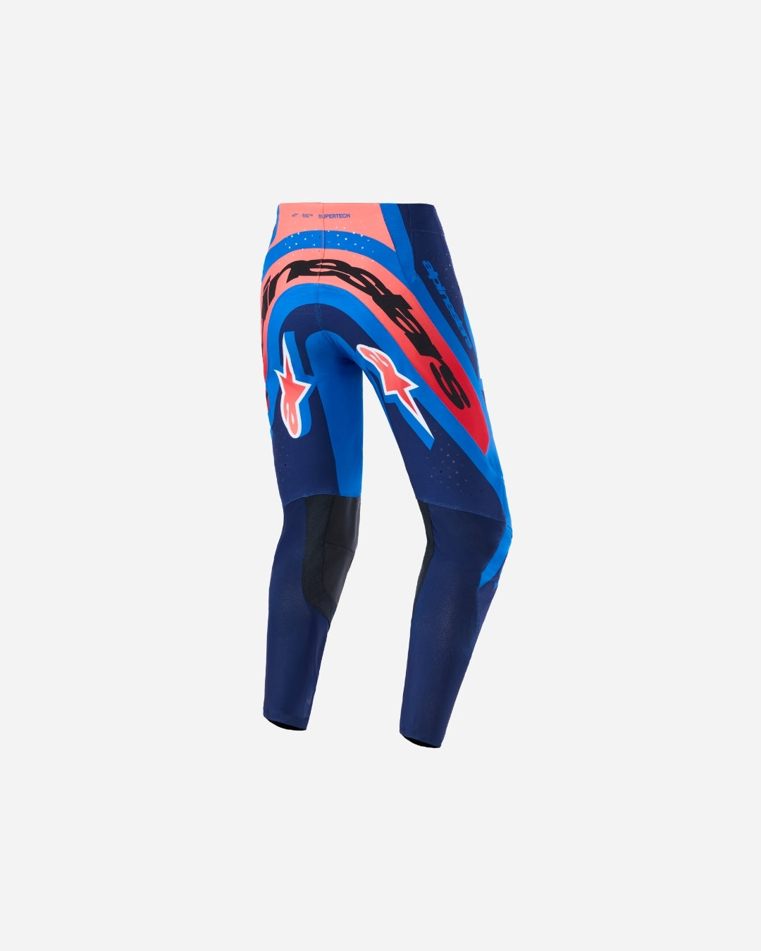 Pantalon Alpinestars Supertech Vista - Marine foncé/Corail vif/Cobalt