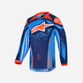Maglia Alpinestars Racer Nomur per bambini - Blu navy scuro/Arancione/Blu UCLA