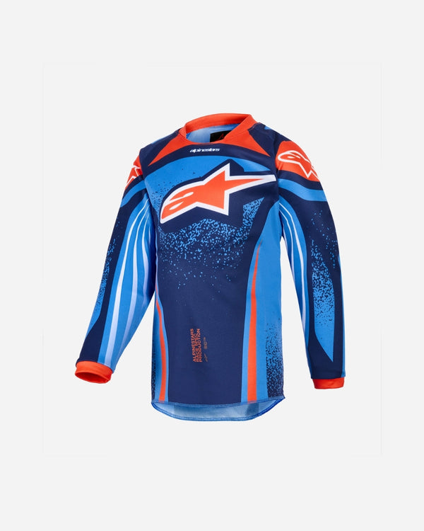 Maillot enfant Alpinestars Racer Nomur - Marine foncé/Orange/Bleu UCLA