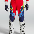 Pantalon enfant Alpinestars Supertech Dyna - Rouge Fire/Blanc/Bleu Navy
