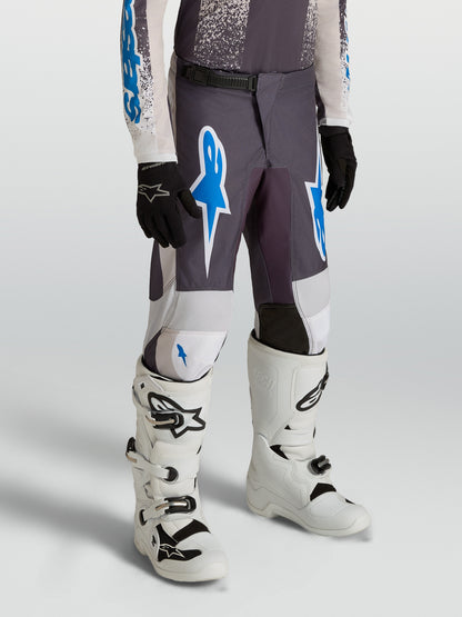 Pantaloni Bambino Alpinestars Fluid Drag - Blu/Blu Navy/Rosso Fuoco/Bianco