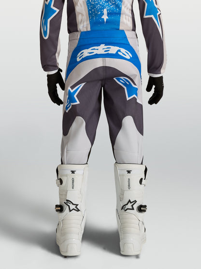 Pantaloni Bambino Alpinestars Fluid Drag - Blu/Blu Navy/Rosso Fuoco/Bianco