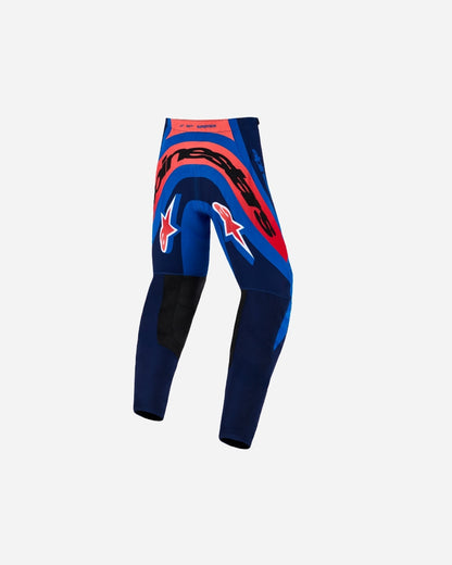 Pantalon enfant Alpinestars Supertech Vista - Marine foncé/Corail vif/Cobalt