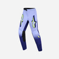 Pantaloni per bambini Alpinestars Supertech Scenz - Viola/Giallo fluorescente