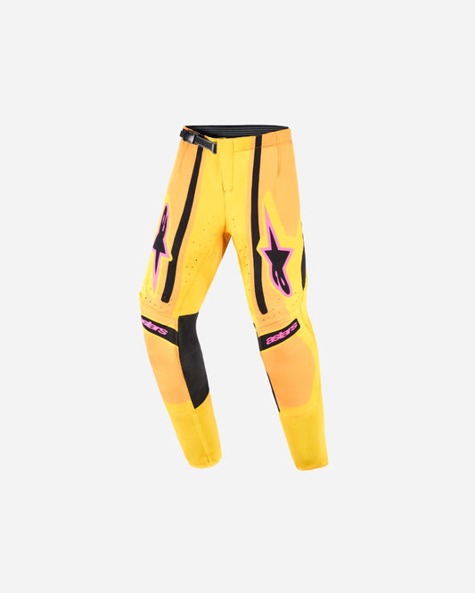 Pantalon enfant Alpinestars Supertech Nomur - Orange/Jaune/Rose