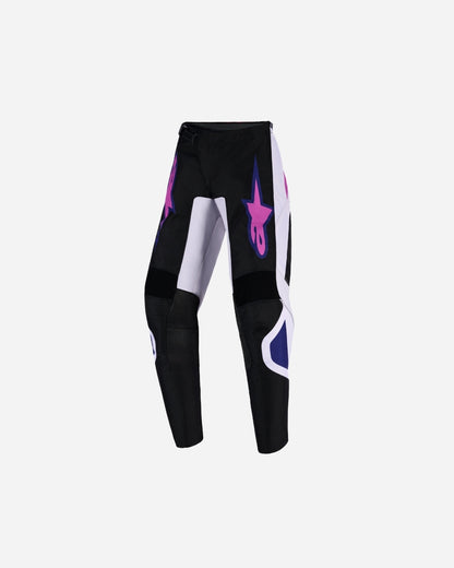 Pantalon enfant Alpinestars Fluid Grid - Noir/Gris clair/Violet