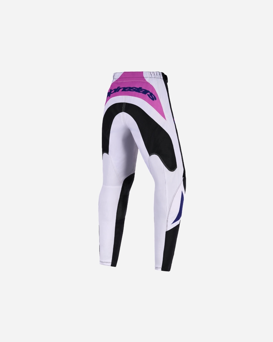 Pantalon enfant Alpinestars Fluid Grid - Noir/Gris clair/Violet