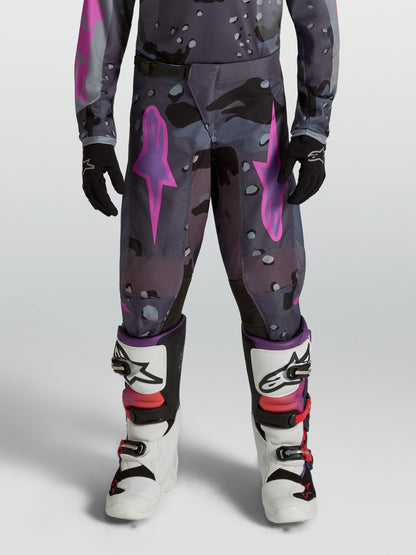 Pantaloni Bambino Alpinestars Fluid Drag - Blu/Blu Navy/Rosso Fuoco/Bianco