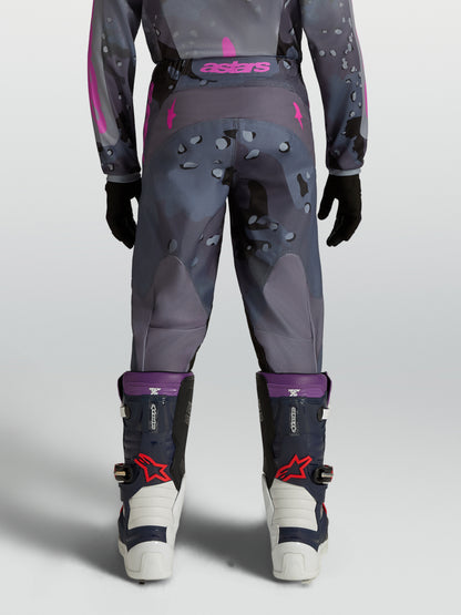 Pantaloni Bambino Alpinestars Fluid Drag - Blu/Blu Navy/Rosso Fuoco/Bianco