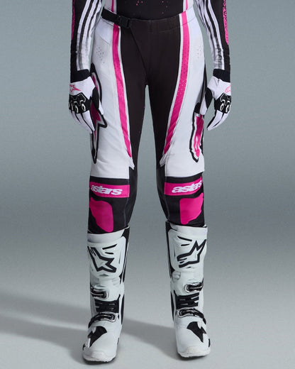 Pantalon femme Alpinestars Techstar Nomur - Noir/Blanc/Fuchsia