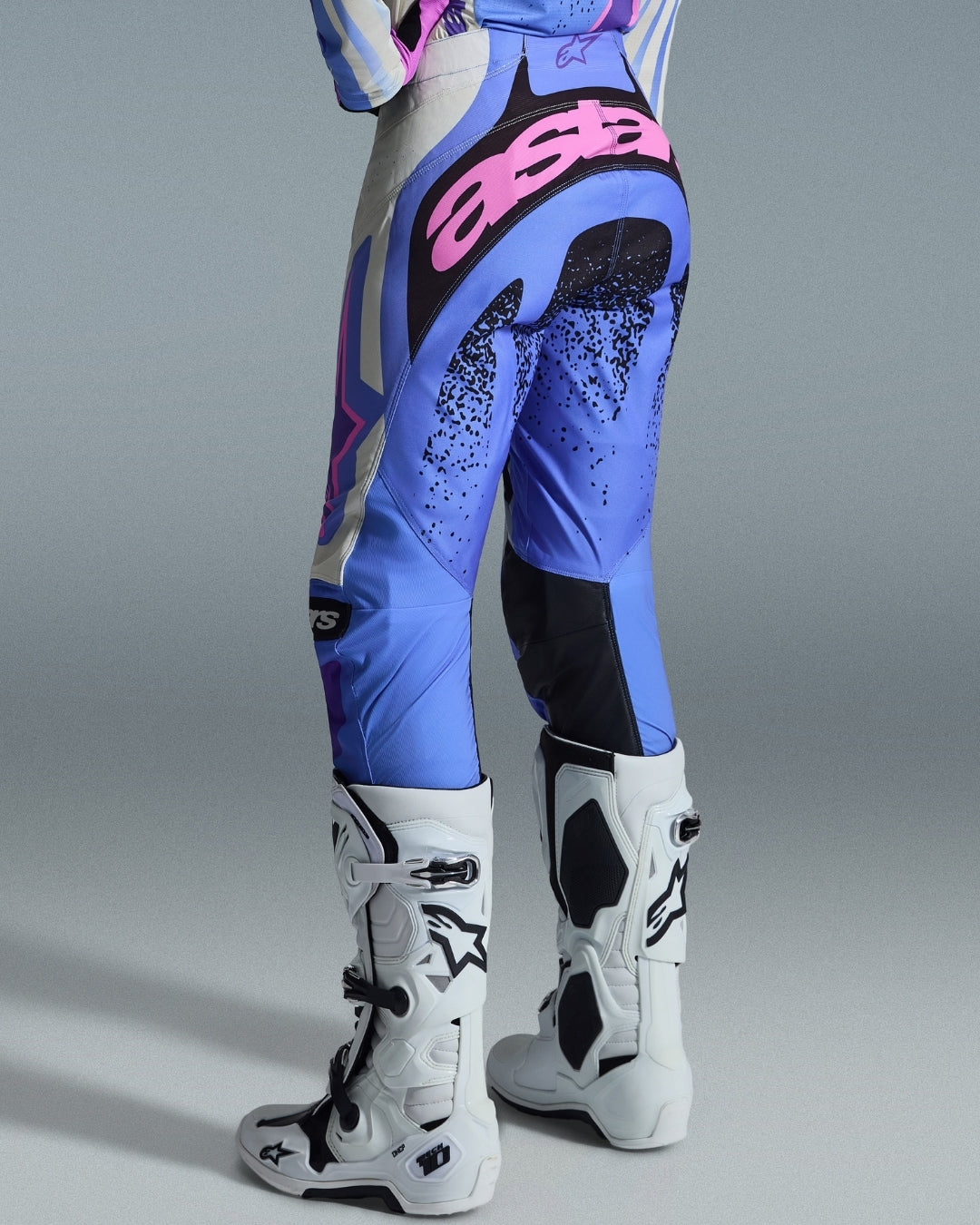 Pantalon femme Alpinestars Techstar Nomur - Bleu clair/Blanc cassé/Noir