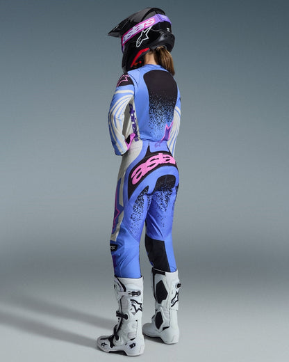 Pantalon femme Alpinestars Techstar Nomur - Bleu clair/Blanc cassé/Noir