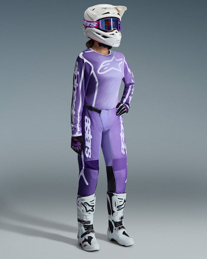 Pantalon femme Alpinestars Fluid Apex - Violet/Blanc