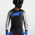 Alpinestars Supertech Hiten AFD Jersey - Schwarz/Helllila/Blithe Blau