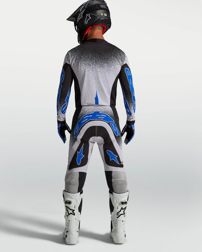Alpinestars Supertech Hiten AFD Jersey - Schwarz/Helllila/Blithe Blau